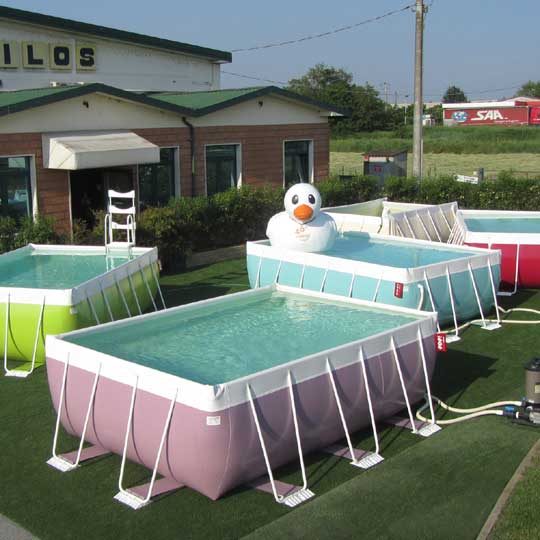 nadzemní bazén foliový barevný