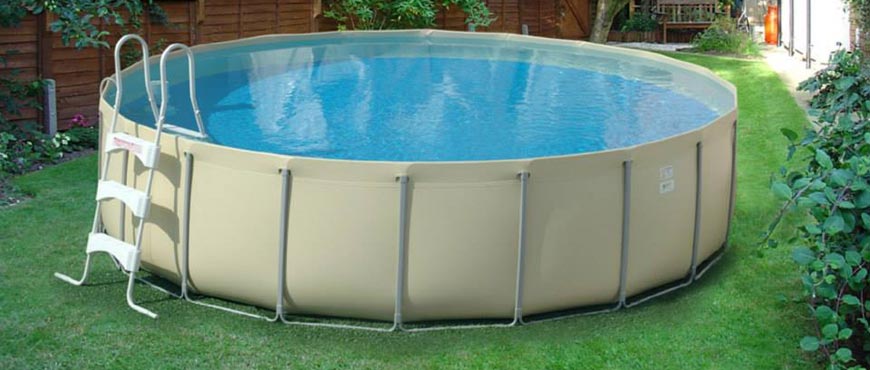 Nadzemní fóliový samonosný bazén