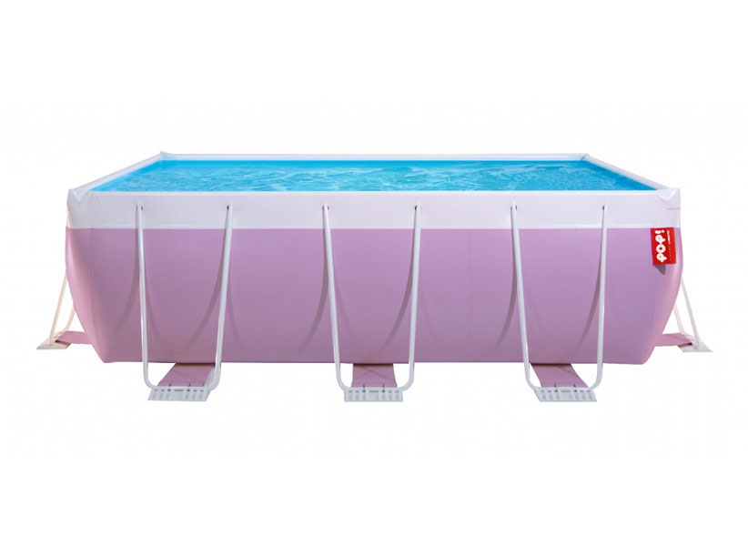nadzemní bazén samonosný fialový